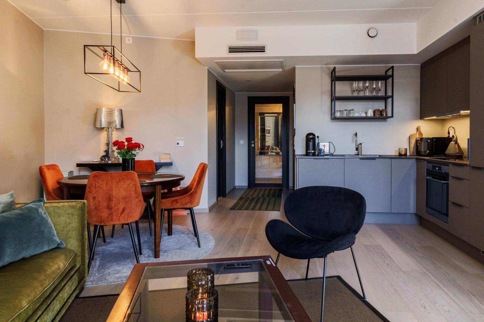 An Elegant And Modern Apartment In Bjorvika Oslo Bagian luar foto